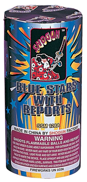 BLUE STARS (WITH REPORT) 8 SHOTS